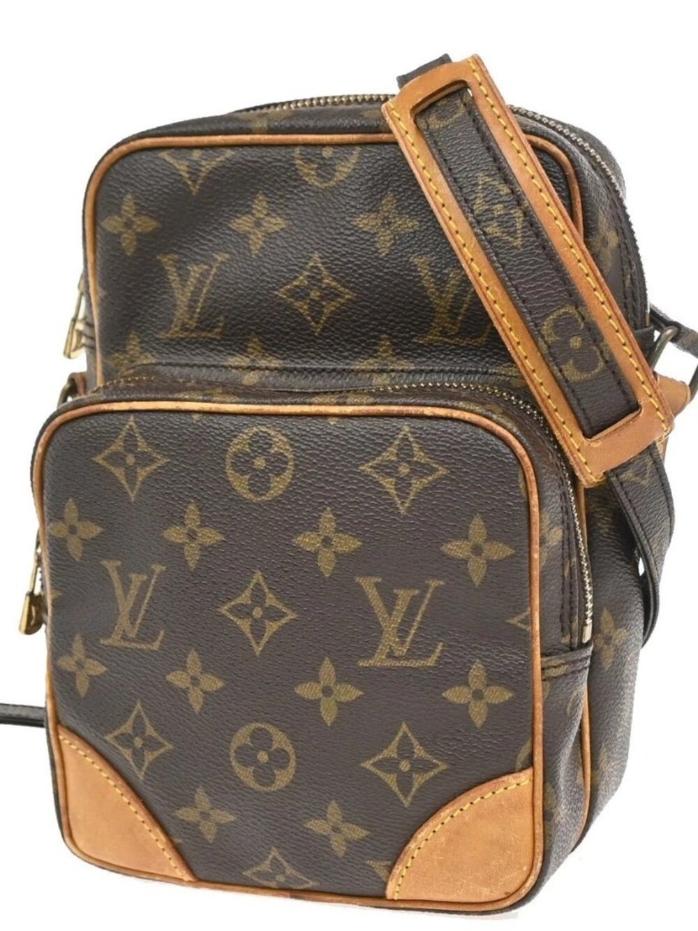 LOUIS VUITTON Amazon Crossbody Shoulder Bag Monogram Leather BN M45236 82KD539